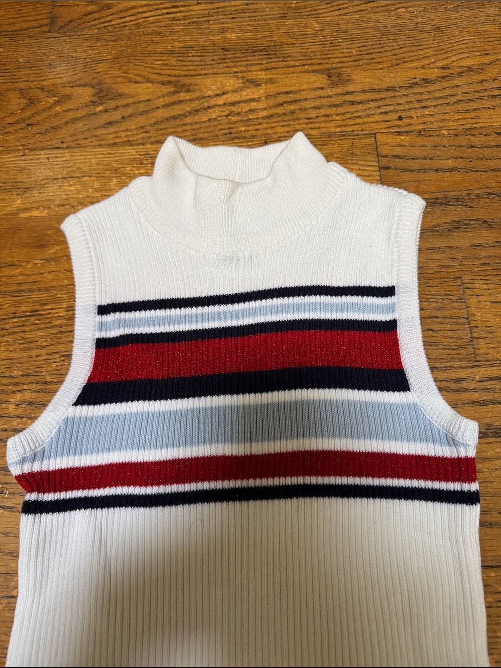 Girls Vintage Limited Too Ribbed Mock Neck Tank. Size XS (8) - Picture 2 of 6